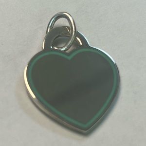 Tiffany & Co. Silver Blue Outline Charm
